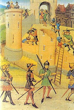 قصة صلاح الدين الأيوبي كاملة  250px-Saladin_attacks_Jaffa_crusades