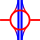 Salida autovia bir rotonda.svg