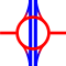 Roundabout.svg için otoyol çıkışı