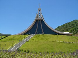 Katholieke kerk Santuário Santa Paulina in Vígolo in de gemeente Nova Trento