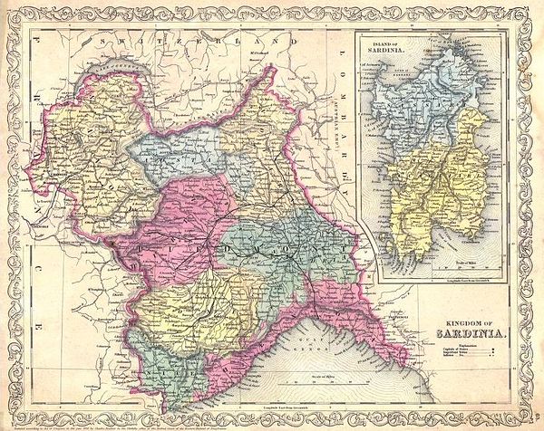 The Kingdom of Sardinia in 1856