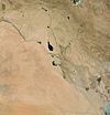 2003年8月的伊拉克卫星地图