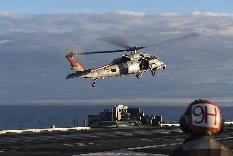 File:Saxon Warrior is a United States and United Kingdom co-hosted carrier strike group exercise that demonstrates interoperability and capability to respond to crises and deter potential threats. (36433493726).jpg