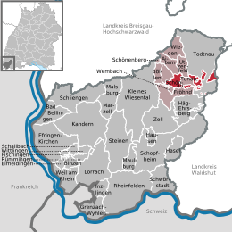 Schönau im Schwarzwald - Localizazion