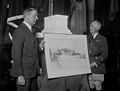 Secretary of War Dwight Davis and Major General BFCheatham unveil Tomb of Unknown Soldier - 1928-12-10.jpg
