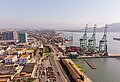 Porto di Santos, il più trafficato del Brasile e uno dei cinquanta più grandi al mondo.