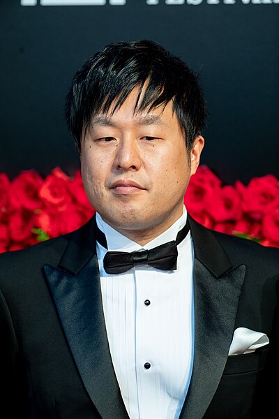 Director Naoyoshi Shiotani at the release of the first two films in the Tokyo International Film Festival 2018.