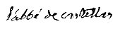signature de Jean-Antoine de Castellas