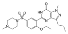 Estrutura química do sildenafila