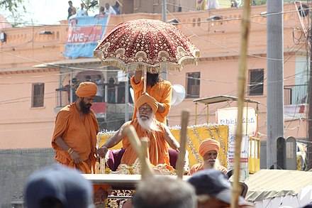 Nirmal Akhara procession at Ujjain Simhastha 2016 (Kumbh Mela)