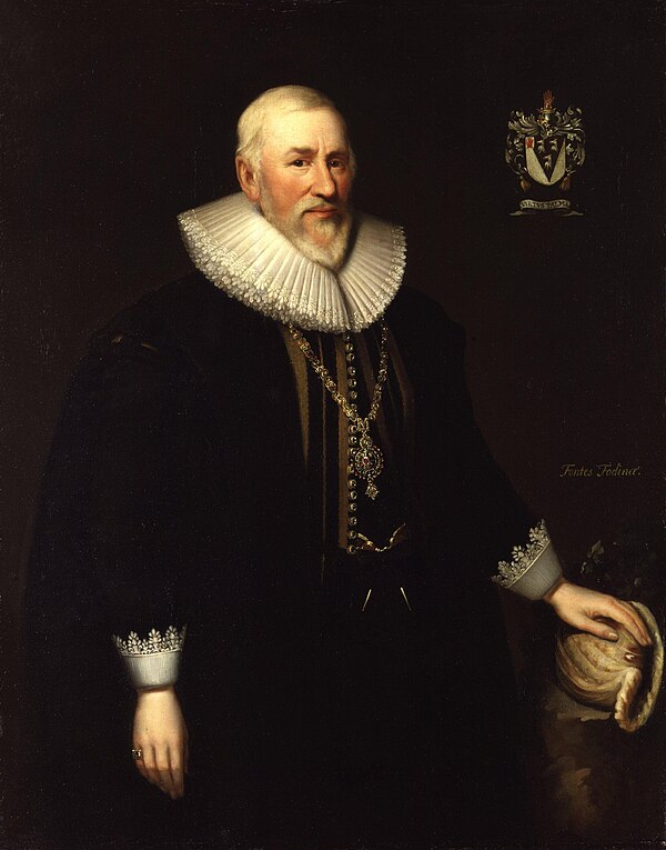 Portrait of Sir Hugh by Cornelius Johnson