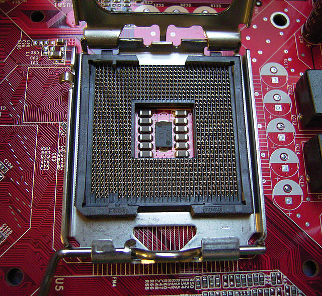 LGA 775 on a motherboard.