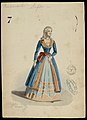 Sofia (comprimaria), figurino di Luigi Bartezago per Un matrimonio sotto la Repubblica (1875) - Archivio Storico Ricordi ICON008872.jpg