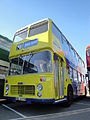 Preserved Solent Blue Line 37 (NDL 637M), a Bristol VRT/ECW, in Newport Quay, Newport, Isle of Wight for the Isle of Wight Bus Museum's October 2010 running day.