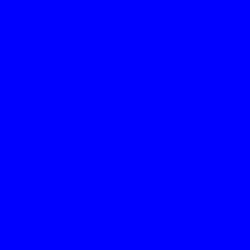 Pure blue, also known as high blue, is not mixed with any other colours