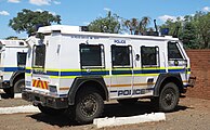 RG-12 w służbie policji południowoafrykańskiej, widok na bok pojazdu