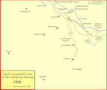 The railway network, 1856 South Lanarks Rlies 1856.gif