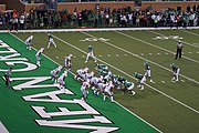 North Texas on offense