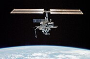 Space Station photographed by a STS-112 crew member