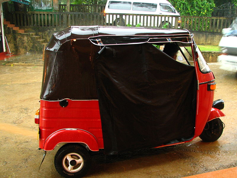 File:Sri Lanka - 040 - Tuk tuk ready for the rain (1631070417).jpg
