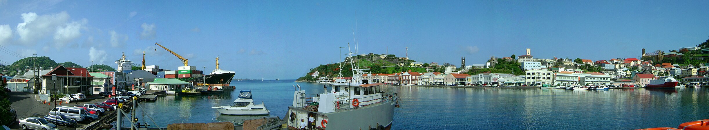 View of St. George's Bay in Grenada.