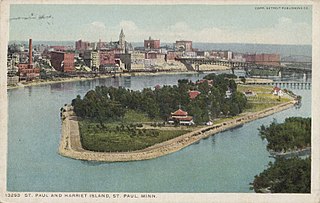 <span class="mw-page-title-main">Harriet Island</span> Former island and urban park in Minnesota