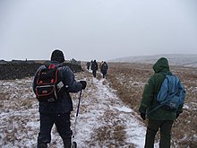 Stabotton is popular with Ramblers year round (seen here at Starbotton peat grounds). Starbotton Peat Ground. - geograph.org.uk - 139104.jpg