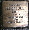 Stolperstein für Heinrich Josef Mohl (Formesstraße 44)
