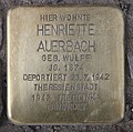 Henriette Auerbach, Mommsenstraße 67, Berlin-Charlottenburg, Deutschland