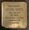 Stolperstein Westfälische Str 70 (Halsee) Hedwig Mayer.jpg