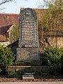 * Nomination War memorial in Stolzenroth in the Bamberg district --Ermell 06:26, 22 June 2020 (UTC) * Promotion Good quality --Michielverbeek 07:18, 22 June 2020 (UTC)