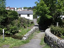 Packhorse bridge over Winn Brook