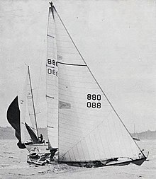 1971 the IOR rule style that raced the One Ton Cup. World Champion Stormy Petrel Stormy Petrel 2.jpg