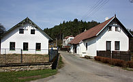 Čeština: Západní část vesnice Frankův Zhořec, části Stránecké Zhoře English: West part of Frankův Zhořec, part of Stránecká Zhoř