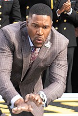Michael Strahan, NFL Hall of Famer, entrepreneur, TV personality, actor (Texas Southern)