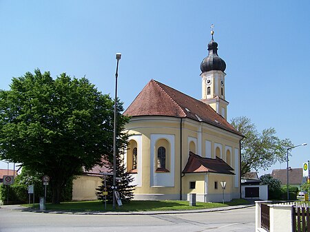 Straubing Kagers Kirche Kreuzauffindung