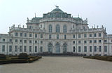 Palacio Stupinigi cerca de Turín.  Proyecto G. Guarini 1729