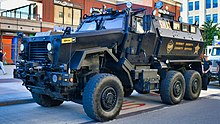 A Caiman used by the Summit County Sheriff's Office in Ohio Summit County Sheriff SWAT BAE Caiman MRAP - Ohio (52171227125).jpg