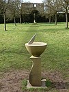 Sundial in the gardens of Hardwick Hall, Derbyshire, England