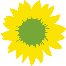 Zonnebloem (groen symbool).svg