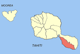 Taiarapu-Ouest - Carte