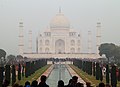 Indien: de:Taj Mahal in de:Agra im Bundesstaat de:Uttar Pradesh