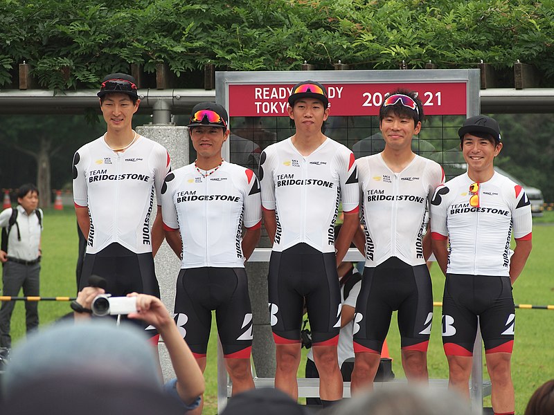 File:Team Bridgestone Cycling at Tokyo 2020 Test Event P7219931.jpg