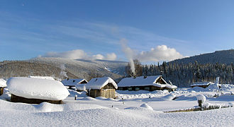 Teba (Kemerovo Oblast), under snow