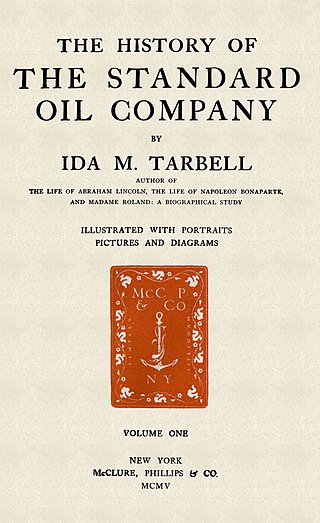 <i>The History of the Standard Oil Company</i> Book by Ida Tarbell (1904)