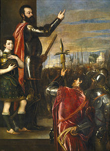 Allocution d’Alphonse d’Avalos 1540-1541 musée du Prado, Madrid