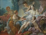 『ヴィーナスの化粧』1746年、102×133cm、キャンヴァスに油彩、ストックホルム、スウェーデン国立美術館
