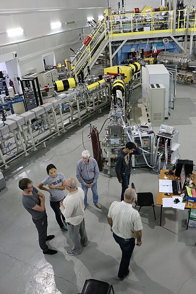 File:The irradiation experiments at the ion accelerator DC-60. Astana, Kazakhstan.JPG
