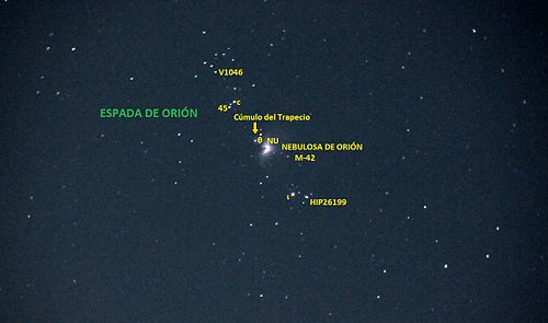 M42 by Thomas Bresson and mapped by JA Galán Baho. Orión Nebulae.