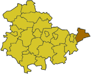 Альтенбург (аудан) картада